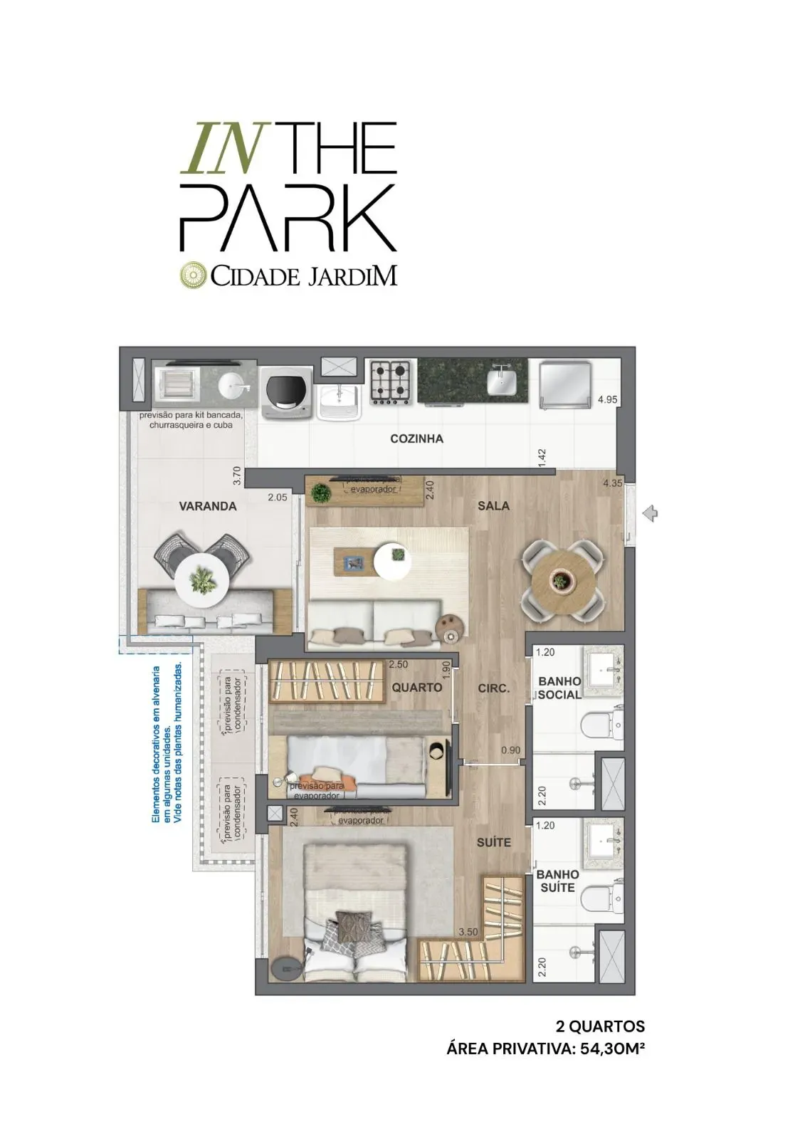 In The Park Cidade Jardim 2 Quartos