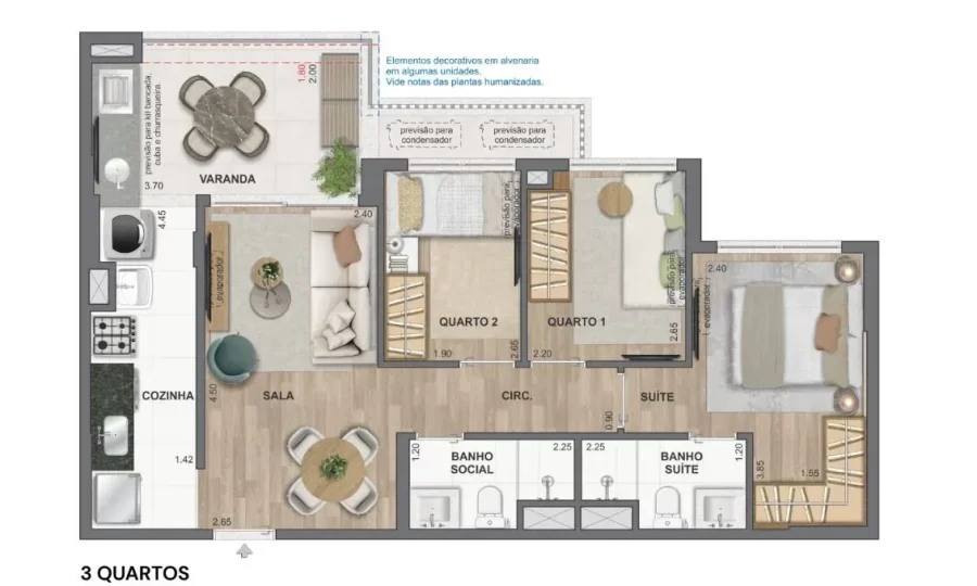 In The Park Cidade Jardim 3 Quartos